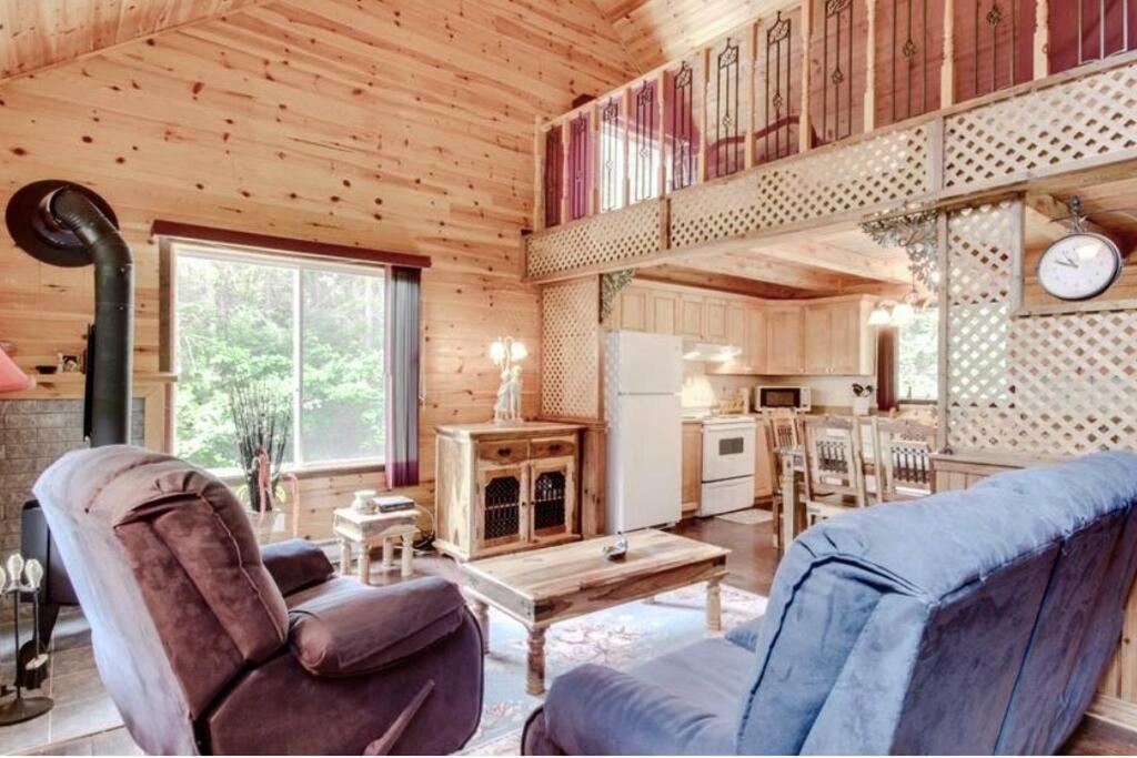 Chalet Riviere - Bord De Riviere - Romantique Saint-Alexis-des-Monts Exteriér fotografie